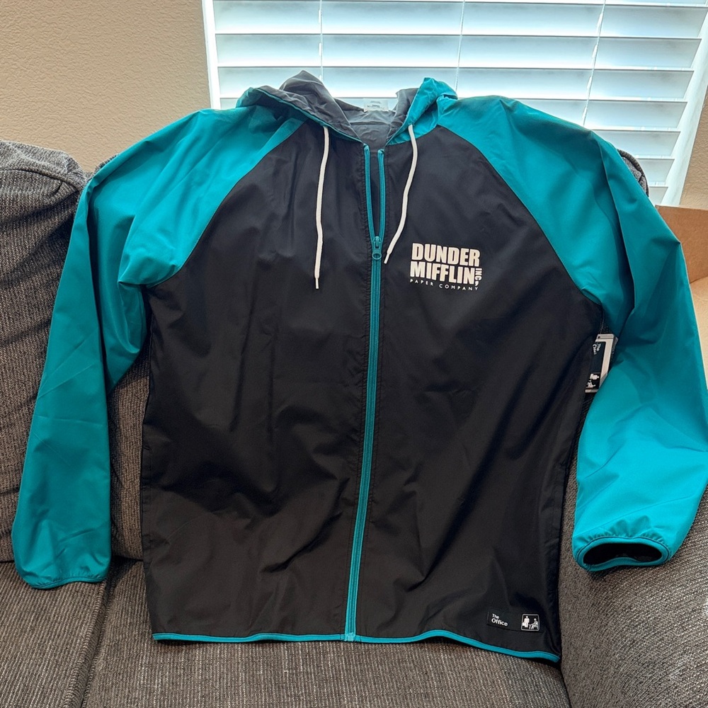 Culturefly The Office “Dunder Mifflin” Windbreaker Jacket
